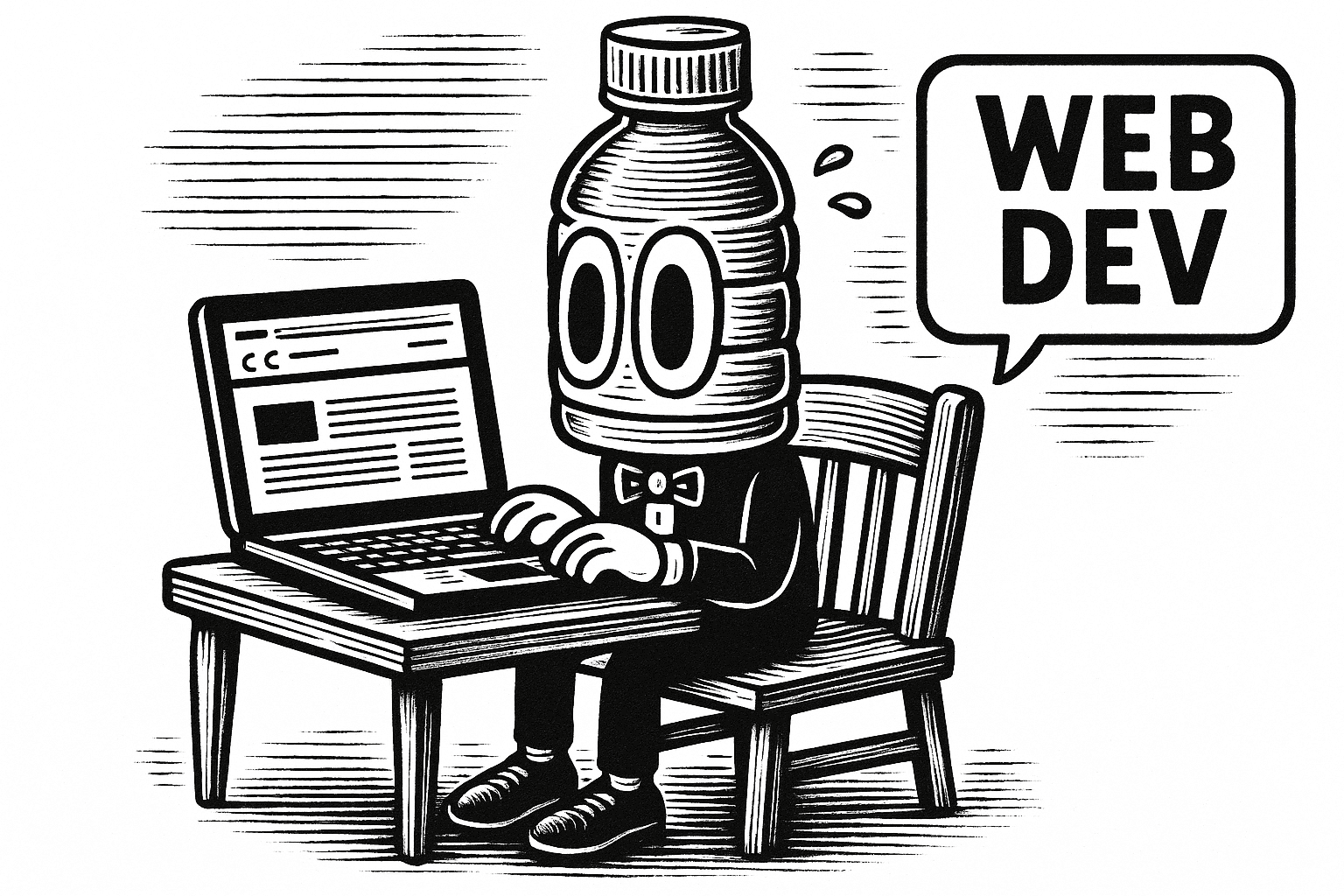 Bottlehead Website Developer Illustration